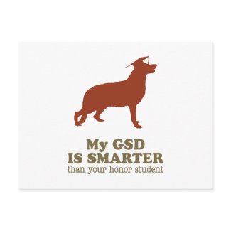 German Shepherd postcard