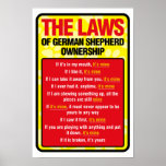 German Shepherd Poster