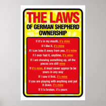 German Shepherd Poster