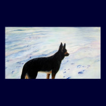 German Shepherd Poster posters by artbyjolyn German Shepherd Poster posters