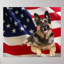 German Shepherd Print