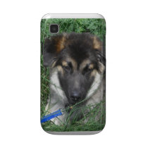 German Shepherd Pup Samsung Case Samsung Galaxy S Case