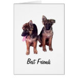 German Shepherd puppies Custom  Card cards