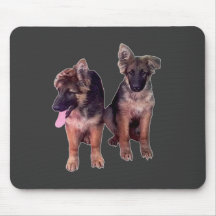 German Shepherd puppies Custom Mousepad