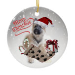 German Shepherd puppy  Christmas Ornament