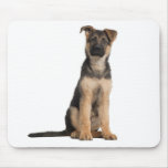 German Shepherd  Puppy Dog Computer Mousepad