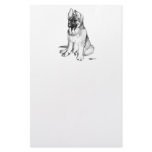 German Shepherd Puppy Stationery Design