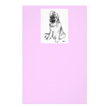 German Shepherd Puppy Stationery