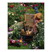 German Shepherd Pups Poster Garden posters by normagolden German Shepherd Pups Poster Garden posters