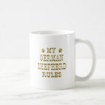 German Shepherd Rules Gold Mugs