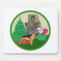 german shepherd santas mousepads by freespiritdesigns german shepherd santas mousepads