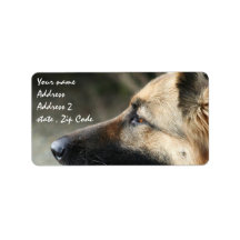 German Shepherd Shipping Labels
