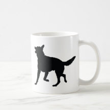 German Shepherd Silhouette Mug