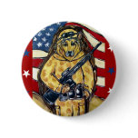 German Shepherd Soldier Buttons