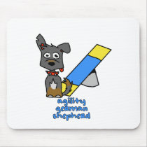 German Shepherd Sports Mousepad