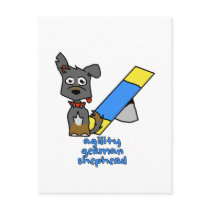 German Shepherd Sports Postcard