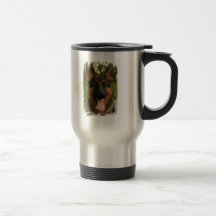 German Shepherd Stainless Steel Travel Mug