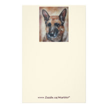 German Shepherd Stationery