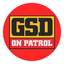 german shepherd sticker