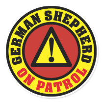 german shepherd sticker
