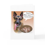German Shepherd Turkey cards