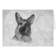German Shepherd Two card