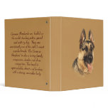 German Shepherd Very Handsome Binder