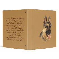German Shepherd Very Handsome Binder