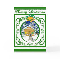 German Shepherd Vintage Christmas cards