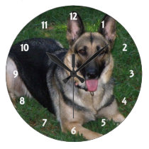 German Shepherd: Wall Clock