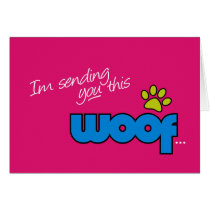 German Shepherd Woof Card by phila67 German Shepherd Woof Card