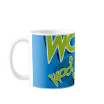 German Shepherd Woof Mug Blue mugs