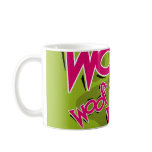 German Shepherd Woof Mug Green mugs