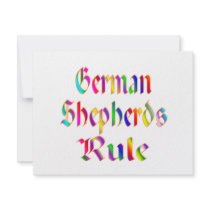 German Shepherds Rule invitations
