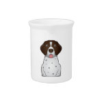 German Shorthaired Pointer Cartoon Drink Pitchers