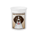 German Shorthaired Pointer Cartoon Drink Pitchers