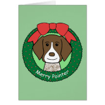 German Shorthaired Pointer Christmas Card