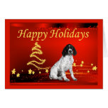 German Shorthaired Pointer Christmas Card Stars