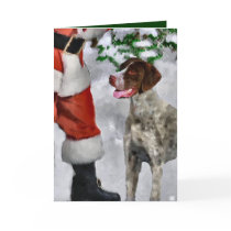 German Shorthaired Pointer Christmas Gifts cards