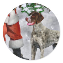 German Shorthaired Pointer Christmas Gifts stickers