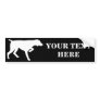 German Shorthaired Pointer - Customizable Bumper Stickers
