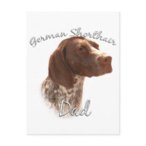 German Shorthaired Pointer Dad 2 postcards