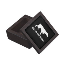 German Shorthaired Pointer "Get to the Point" Premium Trinket Boxes