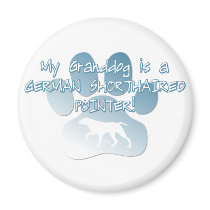 German Shorthaired Pointer Granddog magnets