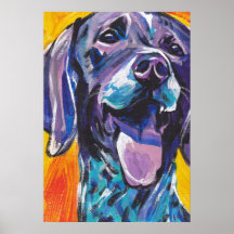 German Shorthaired Pointer GSP Pop Art Poster