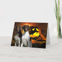 German Shorthaired Pointer Halloween Greeting Card card