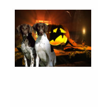 German Shorthaired Pointer Halloween Ladies Shirt by normagolden German Shorthaired Pointer Halloween Ladies Shirt