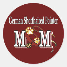 german shorthaired pointer mom gifts stickers