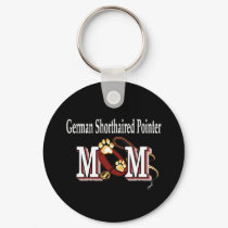 german shorthaired pointer mom Keychain