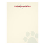 German Shorthaired Pointer Monogram Design Customized Letterhead